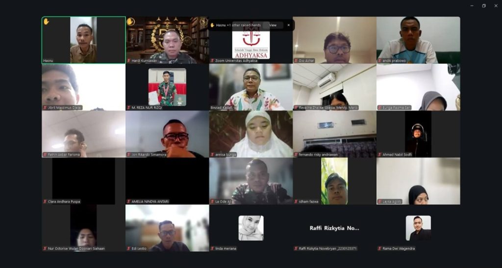 Kuliah Tamu Hukum Tata Negara Dorong Penguatan Perspektif Keilmuan dan Kontribusi Akademik Mahasiswa Universitas Adhyaksa